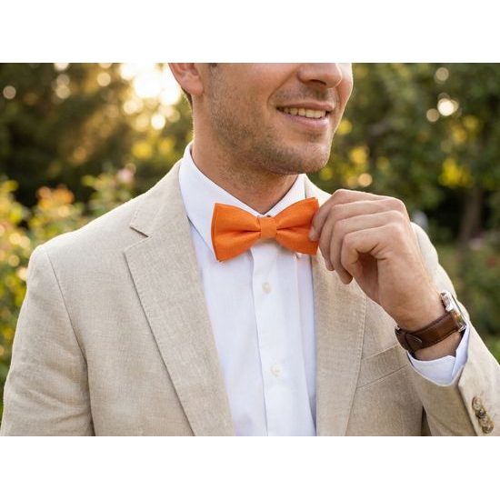 Papion portocaliu pentru bărbați