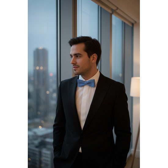 Светлосиня папийонка Classic 10см