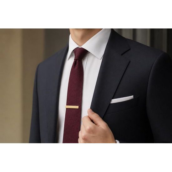 Zlatá pánska spona na kravatu