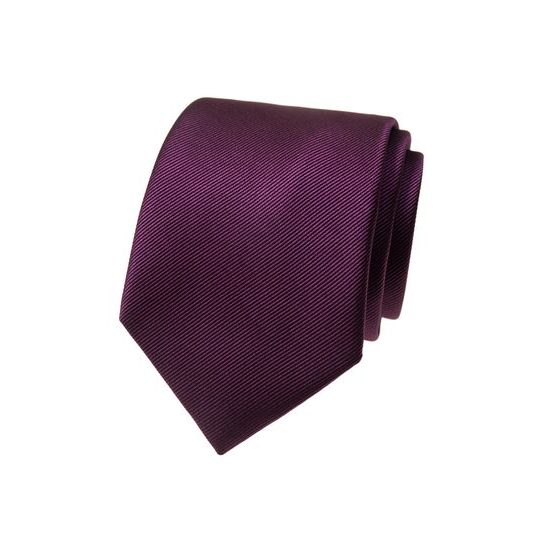 Slivkovo fialová elegantná kravata