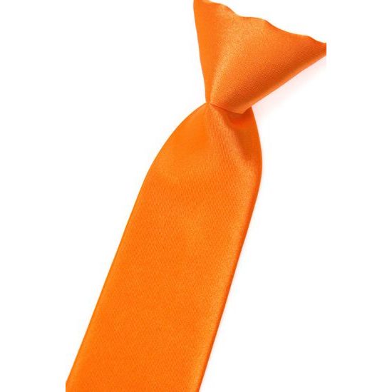 Oranžová chlapecká kravata
