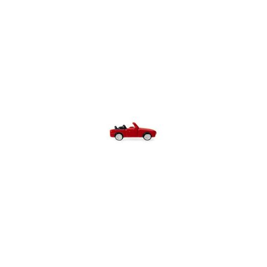 Rotes Auto Revers Anstecker