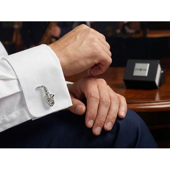 Manschettenknöpfe Saxophon