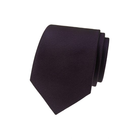 Cravată structurată violet închis