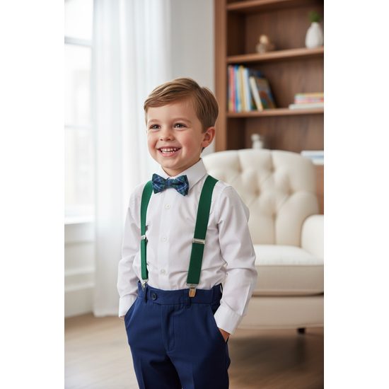 Zielone szelki dla dzieci