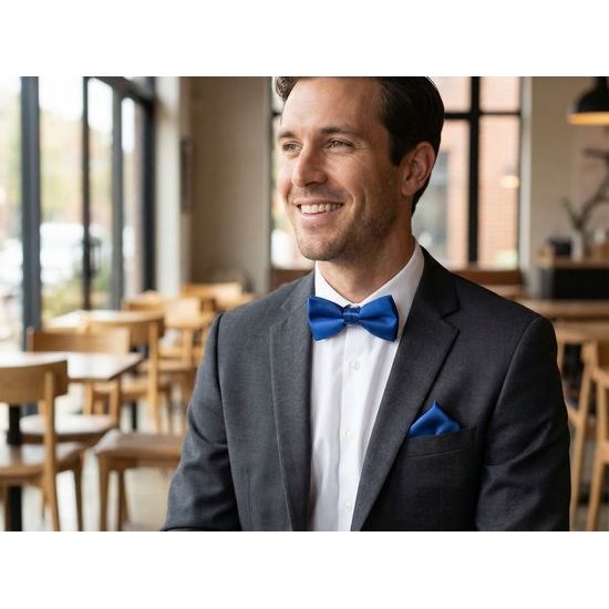 Kráľovsky modrý pánsky motýlik