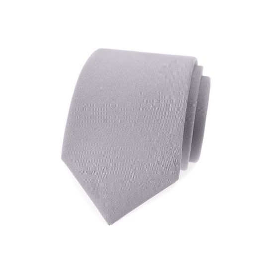 Světle šedá pánská kravata