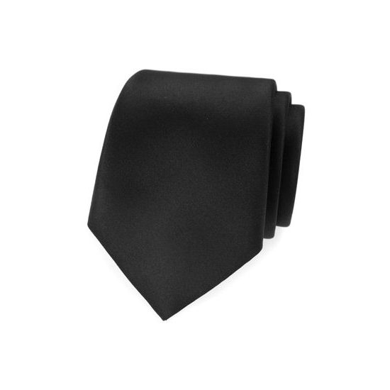 Schwarze, matte Avantgard Krawatte
