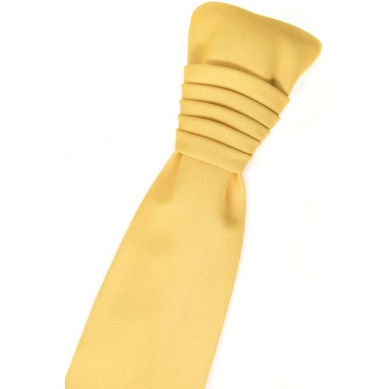 Gelbe mattierte Hochzeitskrawatte