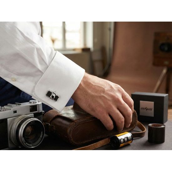 Manschettenknöpfe Fotoapparat