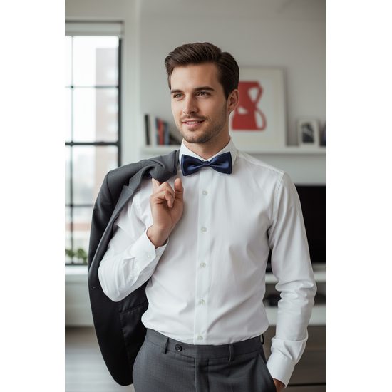 Mucha w kolorze granatowym