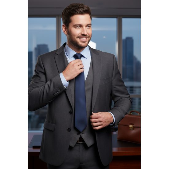 Predĺžená kravata modrá