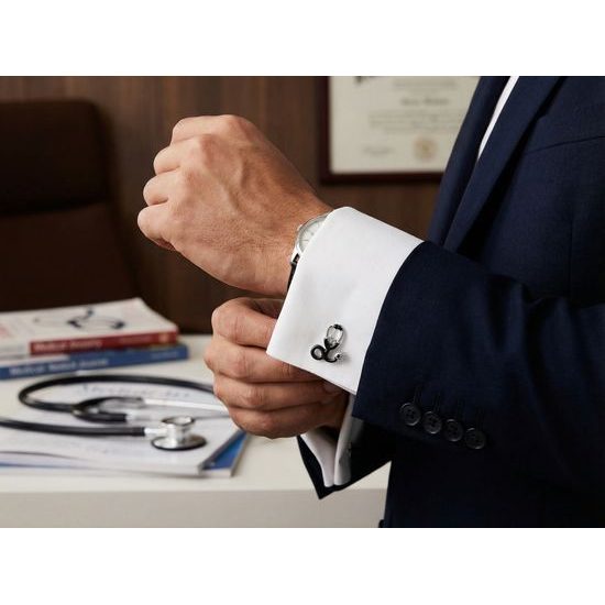 Stethoscope Manschettenknöpfe für Herren Hemd