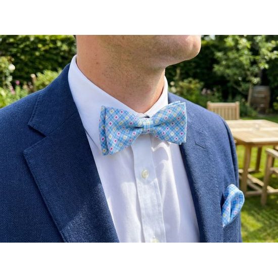 Bunde Herren Fliege hellblau