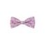 Rosa Fliegen-Set mit Einstecktuch – florales Design