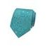 Тюркоазена вратовръзка с флорален мотив