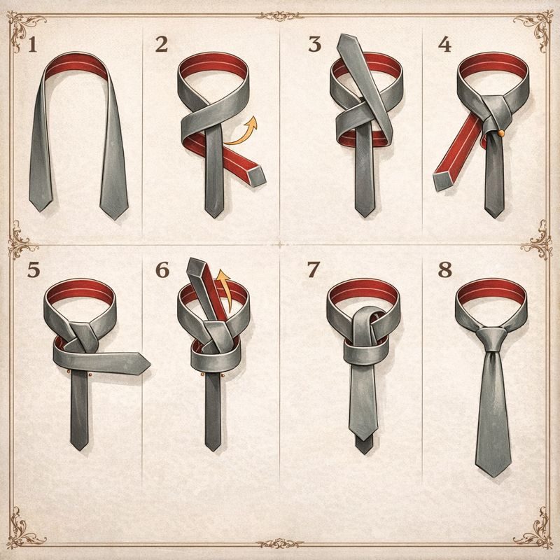 Wie man eine Krawatte bindet