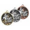 Medalla Barnet Clásica con Textura e Impresión 3D MaxMedal para Muay Thai