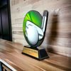 Trofeo Roswell en Acrílico Negro para Golf
