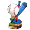 Trofeo Grove de Madera Real para T-ball