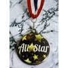 Medalla Barnet Clásica con Textura e impresión 3D MaxMedal de All Star