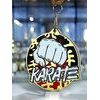 Medalla metálica de kárate acero inoxidable