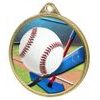 Medalla de Béisbol Jonrón Color Textura 3D Impresión Oro