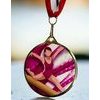 Medalla de Gimnasia para Niñas Barnet - Textura de Color 3D MaxMedal