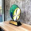 Trofeo Roswell en Acrílico Negro para Rugby