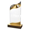 Trofeo Clásico de Billar de Madera y Acrílico United
