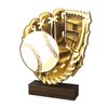 Trofeo de Madera Auténtica Sierra para Béisbol - Clásico