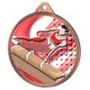 Medalla de Bronce para Gimnasia con Textura de Color 3D