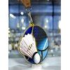 Medalla metálica de bádminton acero inoxidable