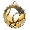 Medalla Barnet Clásica con Textura e Impresión 3D MaxMedal para T-ball