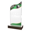 Trofeo Clásico de Billar de Madera y Acrílico United