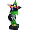 Trofeo Viena de Acrílico de Estrella para Billar