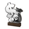 Trofeo de Madera Sierra de Bolsas de Dinero - Clásico