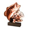 Trofeo de Madera Sierra para Pesca - Clásico