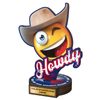 Trofeo de Madera Auténtica Rodeo Café