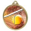 Medalla de Oro de Tenis con Textura de Color e Impresión 3D