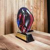 Trofeo Roswell en Acrílico Negro para Boxeo