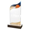 Trofeo Clásico de Baloncesto en Acrílico y Madera