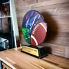 Trofeo Roswell en Acrílico Negro para Fútbol Americano