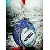Medalla de Netball Rincon en acrílico negro