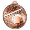 Medalla Clásica de Tenis con Textura 3D en Bronce