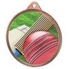 Medalla de Cricket Color Textura 3D Impresión Bronce