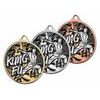 Medalla Barnet Clásica con Textura e Impresión 3D MaxMedal para Kung Fu