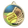 Medalla de Softbol Barnet con Textura de Color 3D MaxMedal