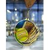 Medalla metálica para Softball acero inoxidable