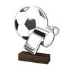 Trofeo de Madera Sierra para Árbitro de Fútbol - Clásico